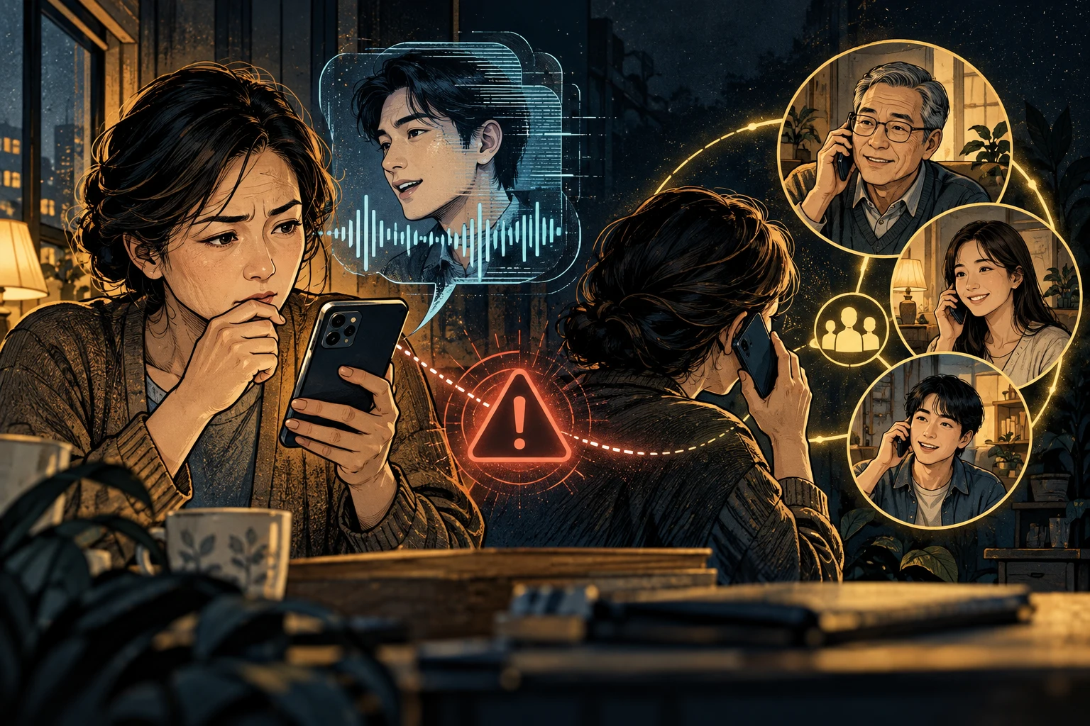 Voice, photos and video are not complete proof of identity.