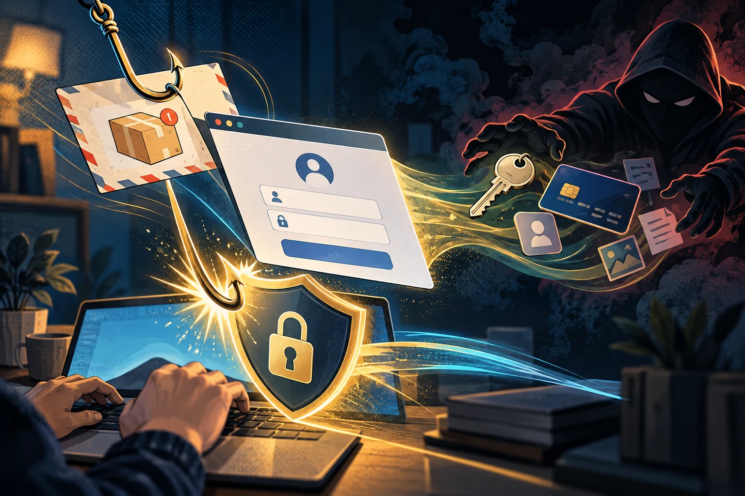 A familiar design may be hosted on an unfamiliar domain.